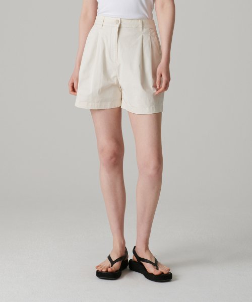 Musinsa Standard Womens Wide Chino Shorts Cream