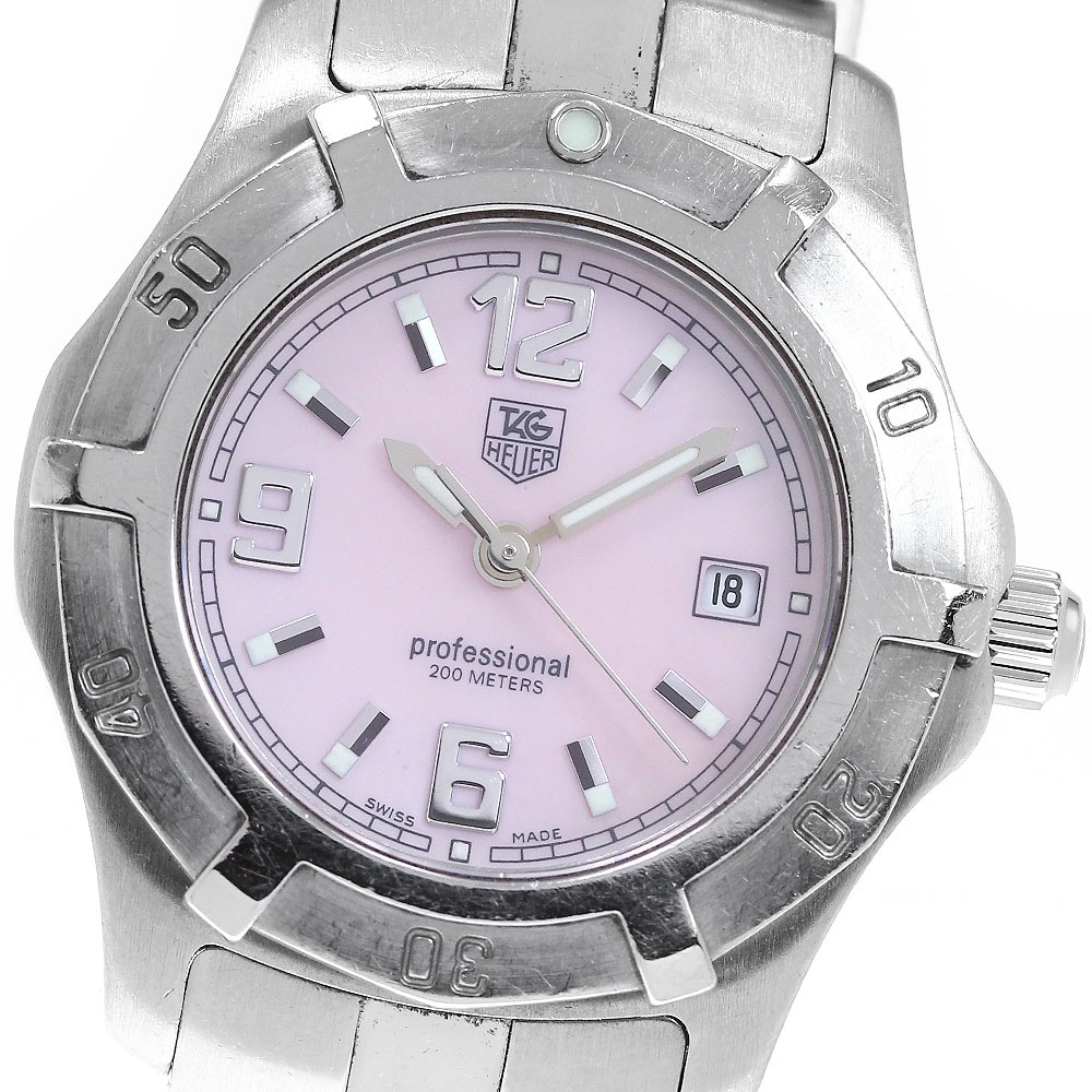 タグホイヤー TAG HEUER WN1319.BA0333 エクスクルーシブ デイト クォーツ レディース 保証書付き_817363【中古】