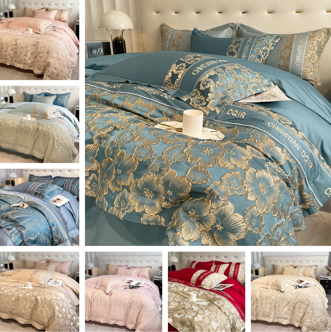 布団カバー 3/4点セット 金糸ジャカード細工 掛け布団カバー 和式 シングル セミダブル ダブル 敷布団カバー 子供用 大人用 可爱 しまむら-布団カバー あったか 防臭 洗える 防ダニ