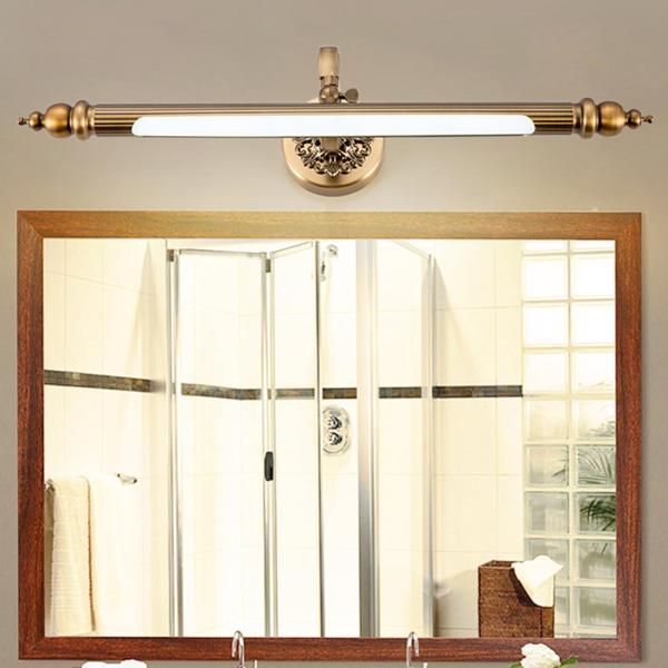 寝室の浴室のための有線LEDミラーライト調節可能な化粧照明ライト