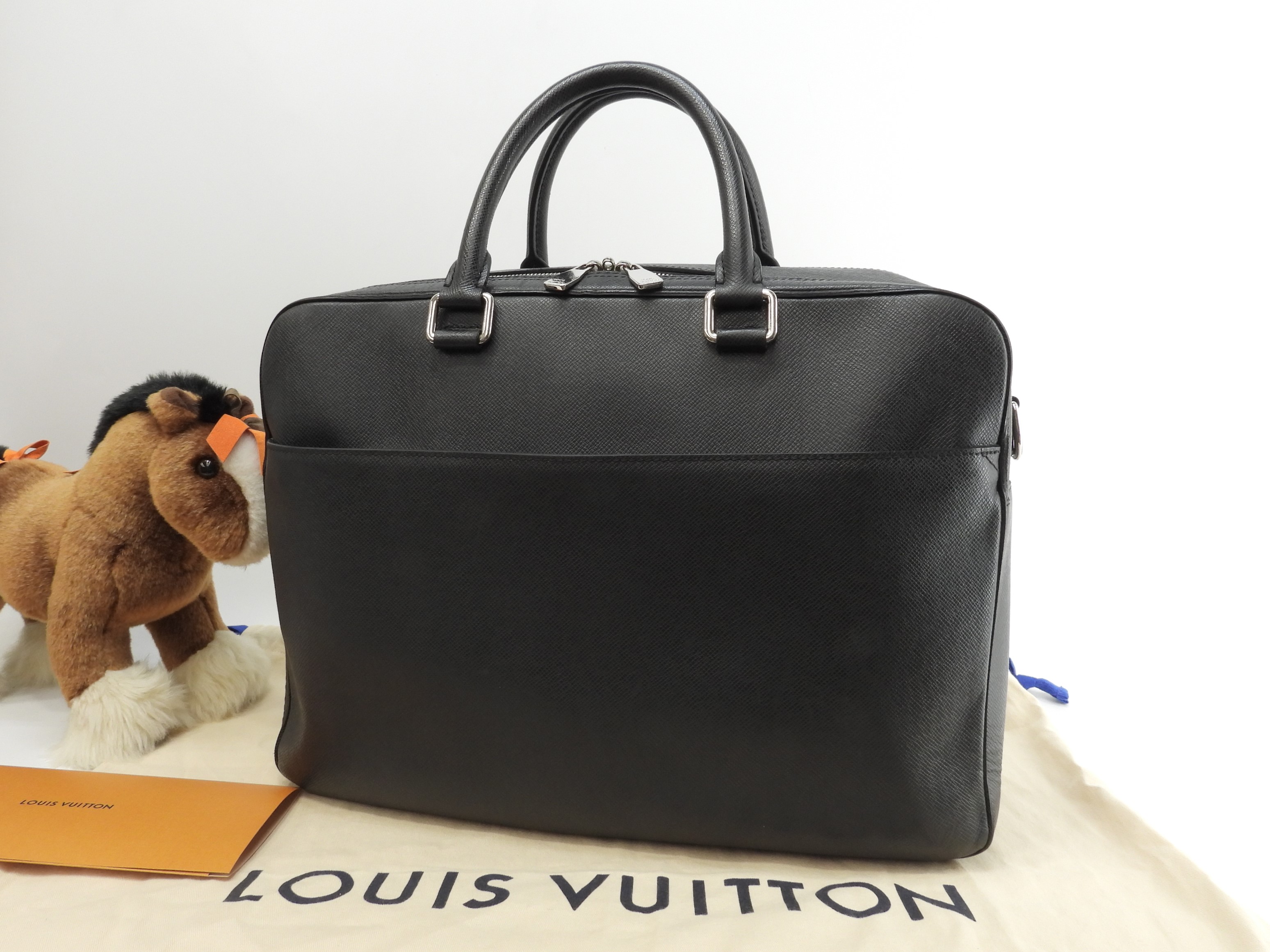 オーバーナイト M32721 タイガ黒 書類かばん ブリーフケース@FL1133