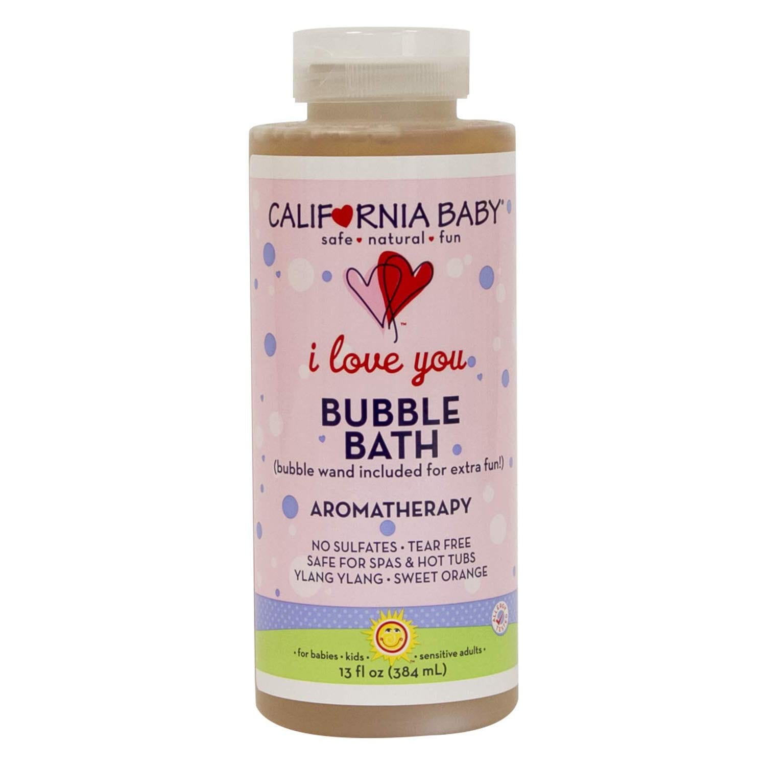 カリフォルニアベビーバブルバス幼児入浴剤アイラブユービーガン384ml/出産/幼児用品