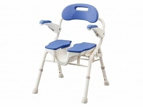 アロン化成 折りたたみシャワーベンチ HPフィット ブルー 536071