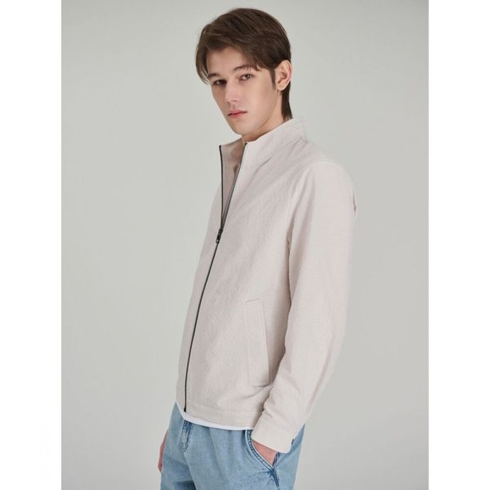 [ロガディス] 軽量ポリサッカーサマーブルゾンベージュ (RY5339P08A)