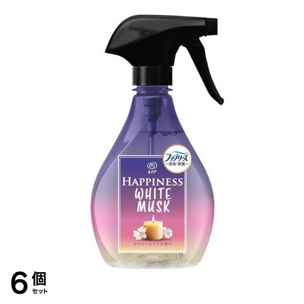ファブリーズ レノアハピネスミスト ホワイトムスクの香り 本体 370mL 6個セット