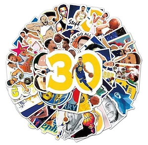 【急速出荷】NBA ステフィンカリー ステッカー　シール 50枚セット 防水シール 50枚セット ラベル手帳素材