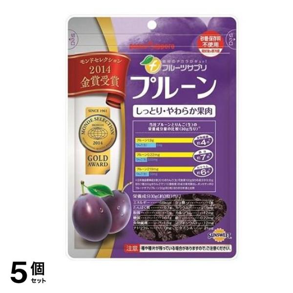 ポッカサッポロ フルーツサプリ プルーン 270g 5個セット