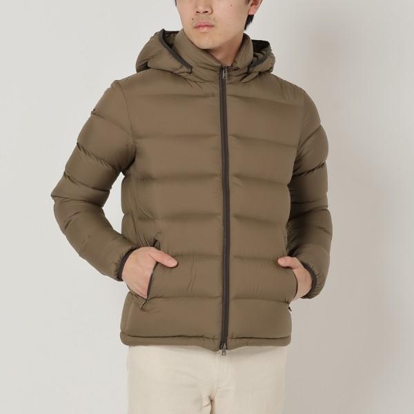 ダウンジャケット コート スーパーマット ブラウン メンズ PI0766U 12403 7740