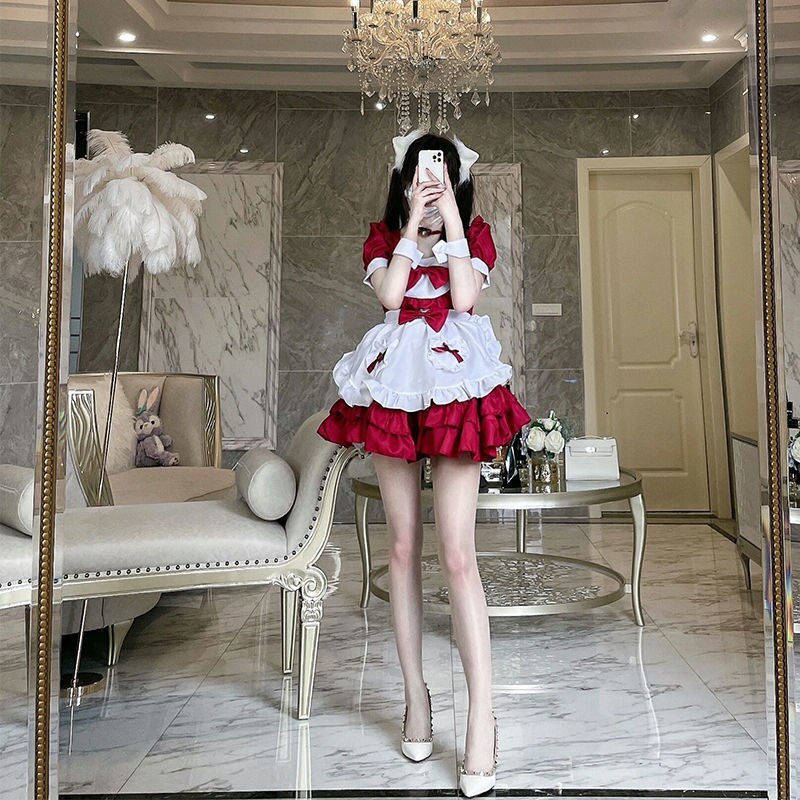 ハロウィン ハロウィン サンタ サンタロールプレイングメイド服二次元ロリータ元旦ハロウイン メイド服 二次創