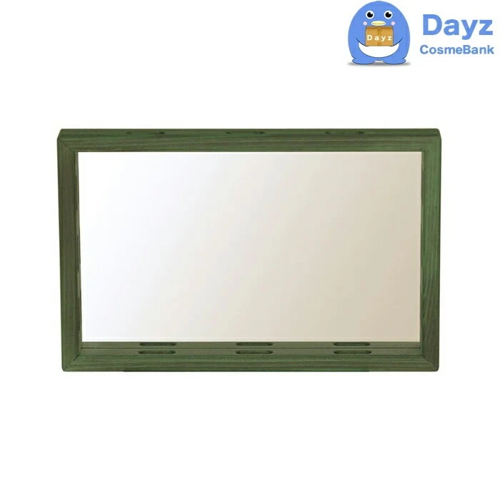 ワイエスパーク F11 12 専用 収納ミラー　グリーン　　YSパーク ナチュラルウッドワゴン　YS PARK サロン ワゴン　　キャンセル返品不可商品