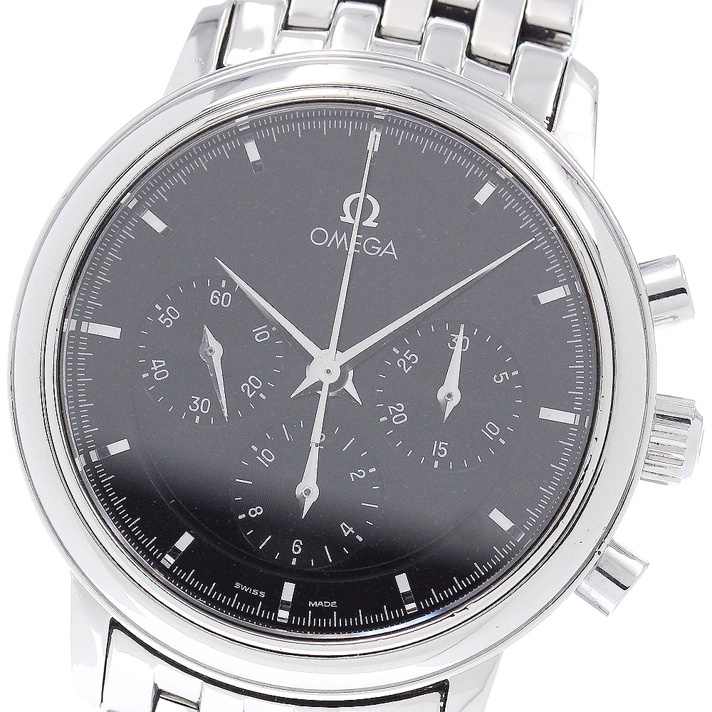 オメガ OMEGA 4540.51 デビル プレステージ クロノグラフ 手巻き メンズ _951322【中古】