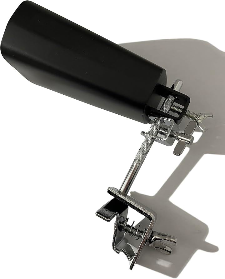 Qoo10] カウベル 楽器 ドラム ホルダー 付き