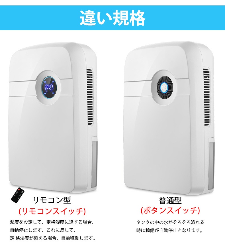 除湿機 コンパクト型 除湿器 室内乾燥 衣類乾燥 家具保護 無線リモコン 小型 湿気 室内天日干し 室内乾燥 静音 省エネスマート除湿機 潮湿の悩みを吹き飛ばす 静音除湿で爽やかな睡眠を 除梅雨 露対