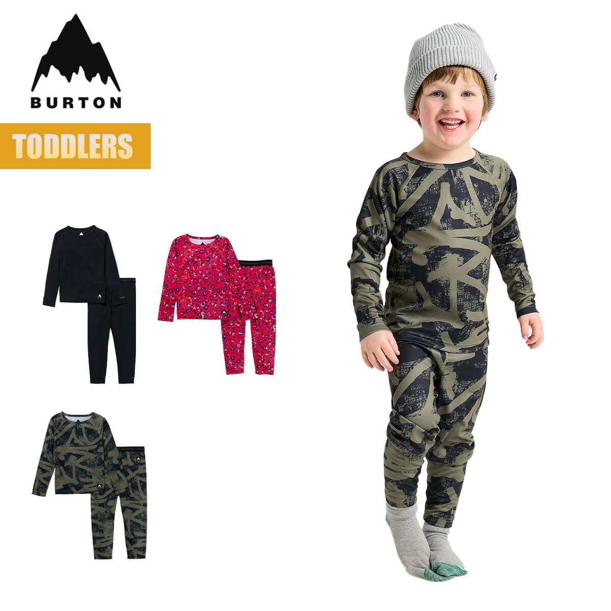 ベースレイヤー キッズ 上下セット 25-26 トドラー ライトウェイト W26JP-132121 Toddlers Lightweight Base Layer Set スノーボードウェア