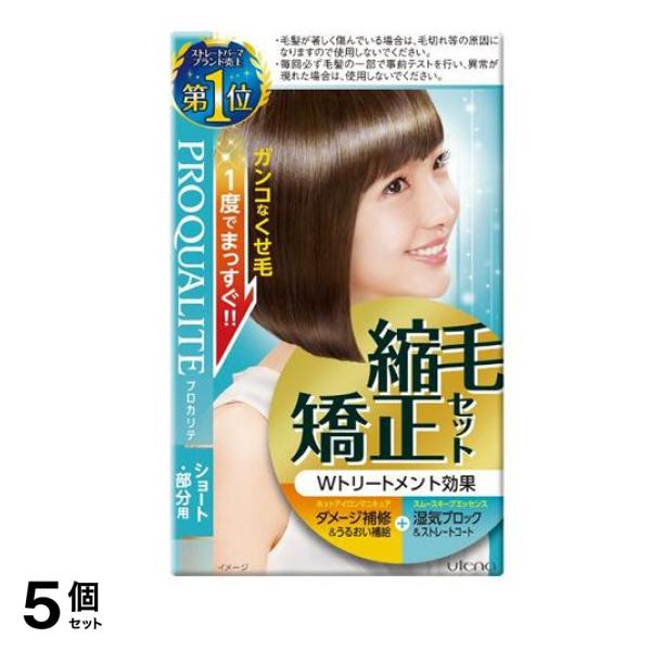 プロカリテ 縮毛矯正セット ショート・部分用 1組入 5個セット