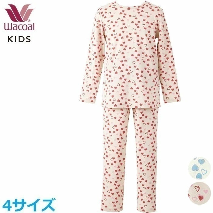 Wacoal キッズパジャマ (4サイズ)女児パジャマ 女の子フェアリーティアラ 入園準備 入学準備 CTR137 【F】