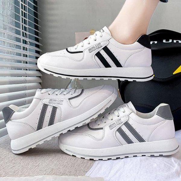 [シューズ] 女性用スニーカー スリッポン 3cm/2color sjoj0732