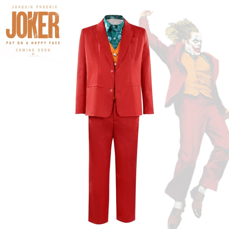 ジョーカー2cosサーバージョーカージョアキンフェニックスdcムービーclownサーバーコスプレハロウィーンパフォーマンスサーバー