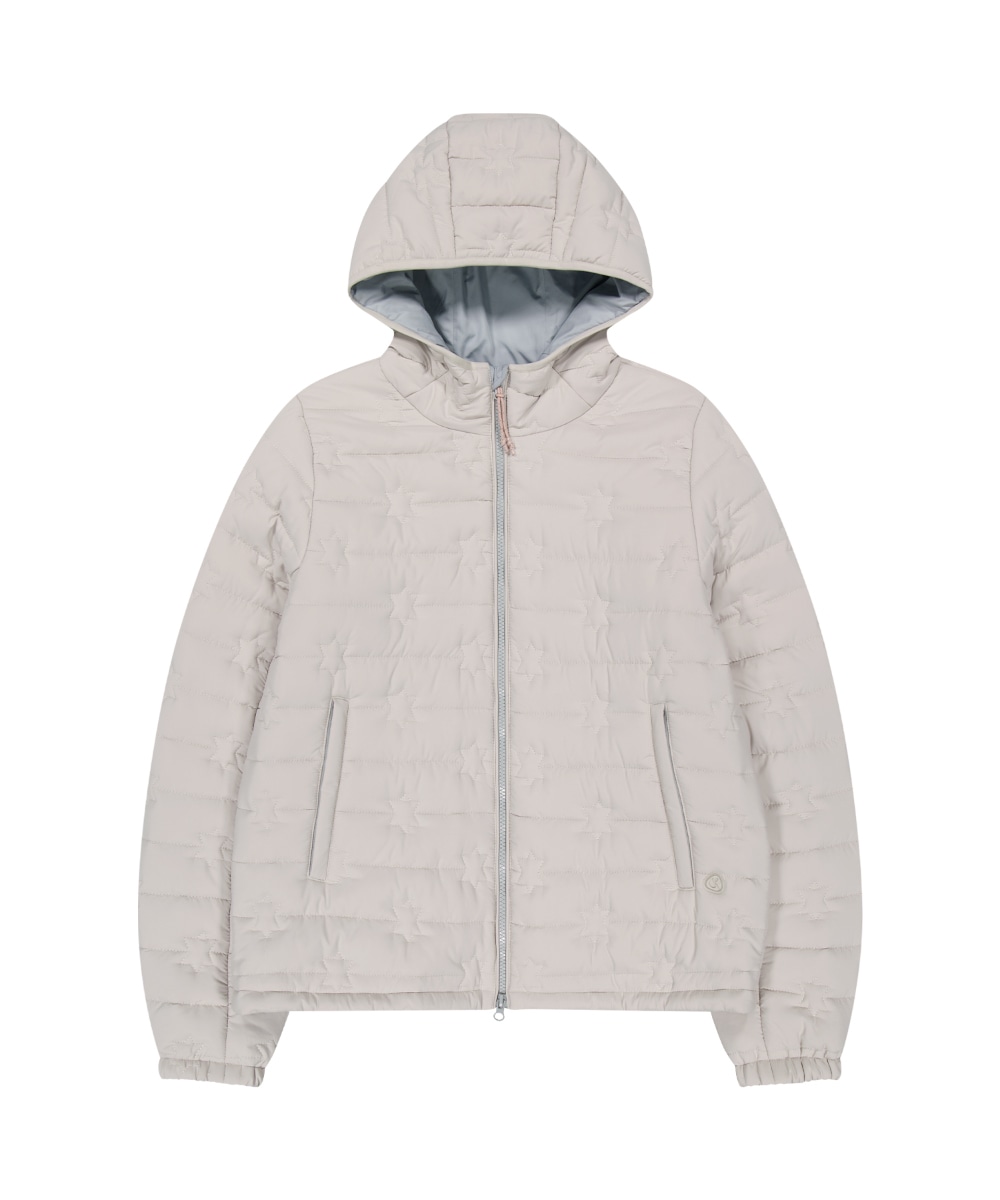【COYSEIO】 25FW FLUFFY LIGHT PADDED JACKET : IVORY