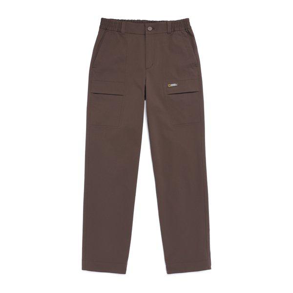 N261WPT030 女性 タヌー ベーシックフィット ストレート パンツ BROWN