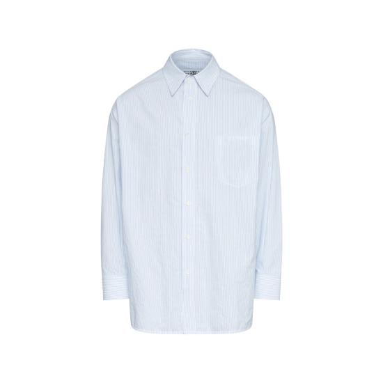 MM6 MAISON MARGIELA Men Shirts M35874 SH2DT0048 001F BLUE WHITE