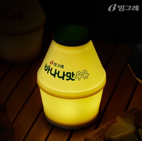 韓国バナナ味牛乳 ムード照明 1個 / 韓国正規品 /新商品 / 韓国ファッション/ USB TYPE-C充電