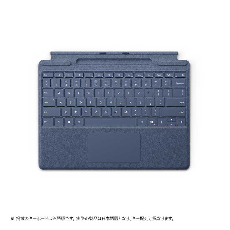 マイクロソフト　Microsoft　Surface Pro キーボード(ペン収納付き/スリム ペン別売り) サファイア 　8XA00233