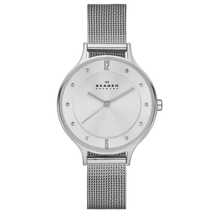 Skagen SKW2149 Anita Silver Dial Stainless Steel Mesh Ladies Watch