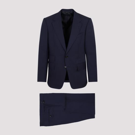 TOMFORD Men Suits Set 2LEN01 WOS02 URB MIDNIGHT BLUE