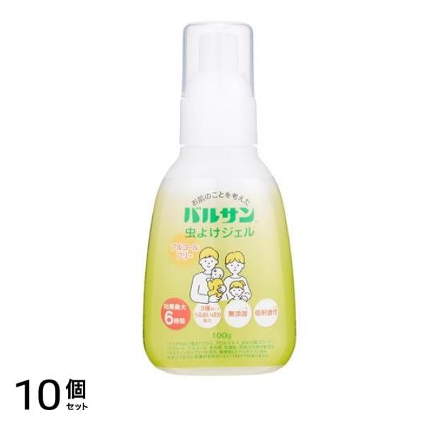 バルサン 虫よけジェル アルコールフリー 100g 10個セット