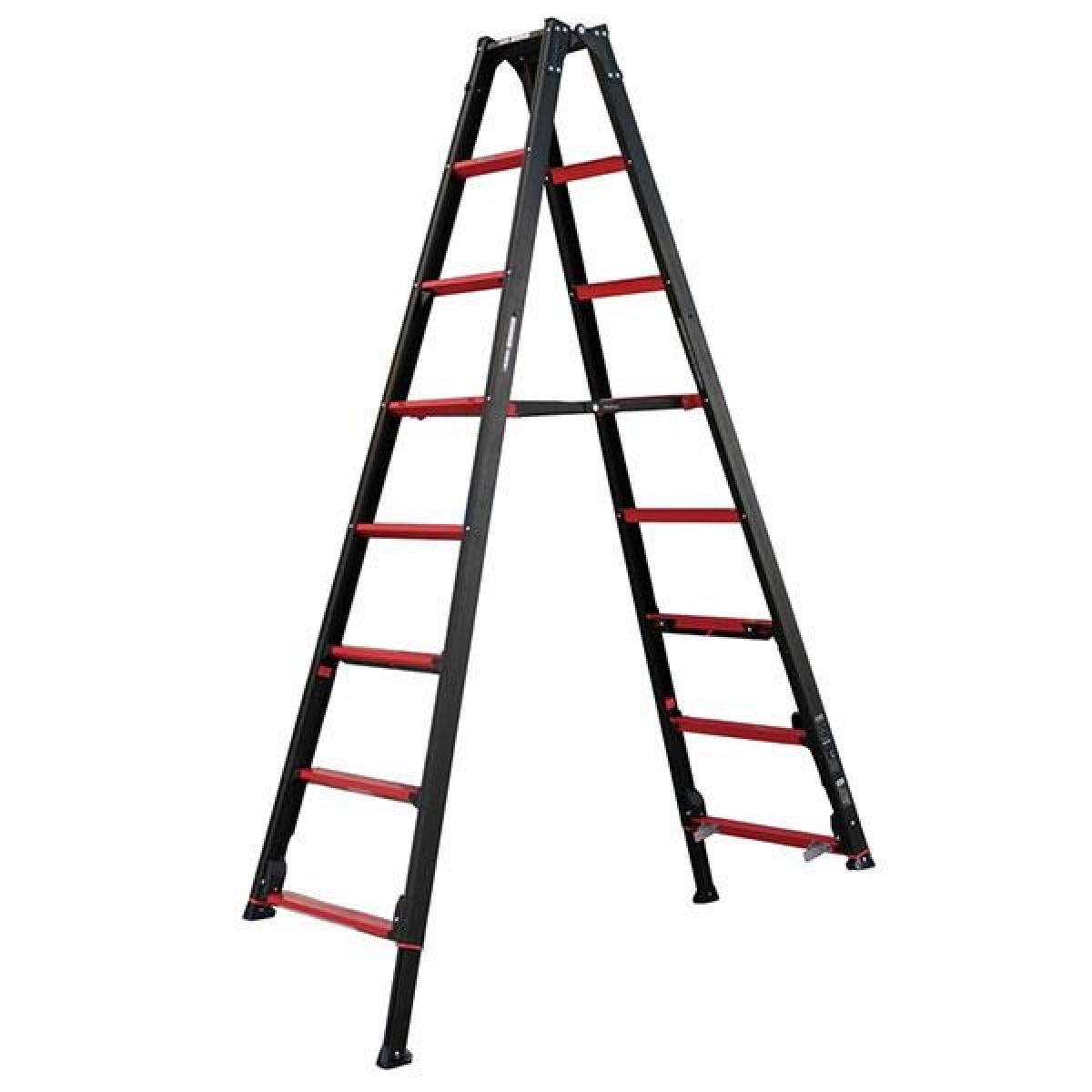 【I】ALINCO アルインコ 伸縮脚付はしご兼用脚立 GAUDI-X(ガウディ)240CM GUD240X 【代引不可/北海道・沖縄・離島不可】