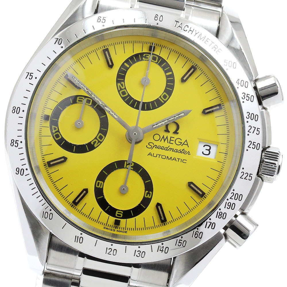 オメガ OMEGA 3511.12 スピードマスター デイト ミハエルシューマッハ クロノグラフ 自動巻き メンズ _905048【中古】