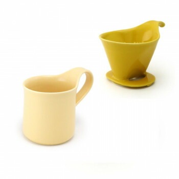 ZERO JAPAN（ゼロジャパン） ドリッパー＆カフェマグセット ドリッパートレイ付 DMZ-16 YP/BA