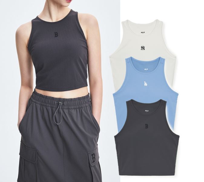 Basic Small Logo Crop Top 3FTKB0253-50IVS,3FTKB0253-07SBD,3FTKB0253-43CGS