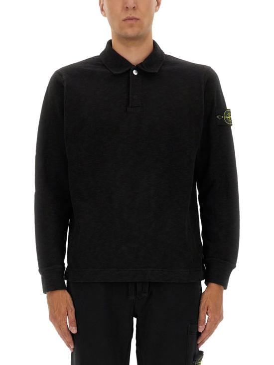 STONE ISLAND Men Polo Shirts 6100054 S0238V0029 Black