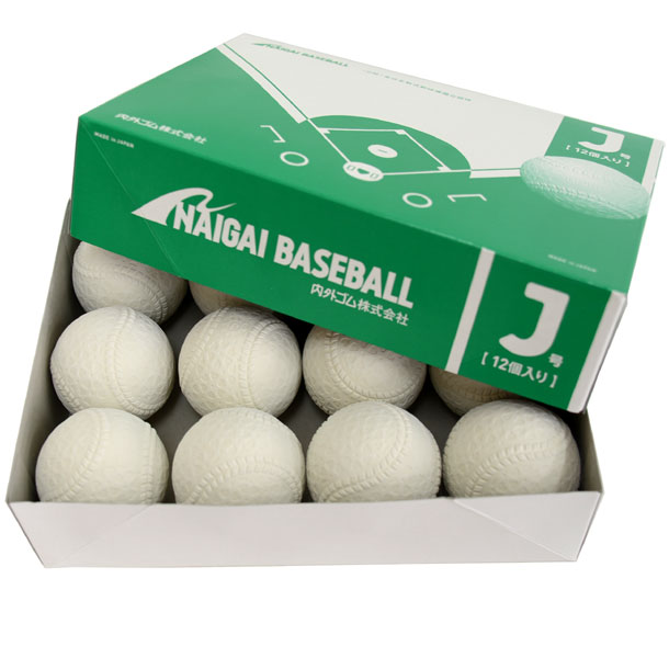 ナイガイ NAIGAI 軟式野球用ボール NEW J号(ジュニア 小学生用) ダース 12球 軟式ボール 18FW(JNEW ダース)