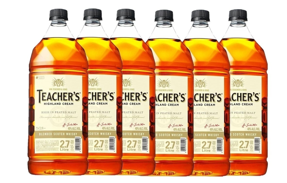 【送料無料】サントリー スコッチ ティーチャーズ ハイランドクリーム 40度 2700ml 2.7L1ケース/6本 【北海道東北四国九州沖縄県は必ず送料がかかります】