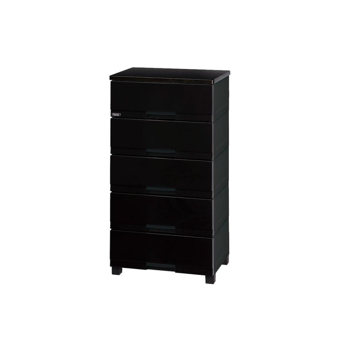 天馬 収納ケース 衣装ケース チェスト フィッツプラス プレミアム ＦＰ５５０５ FP5505 5段 プレミアムブラック