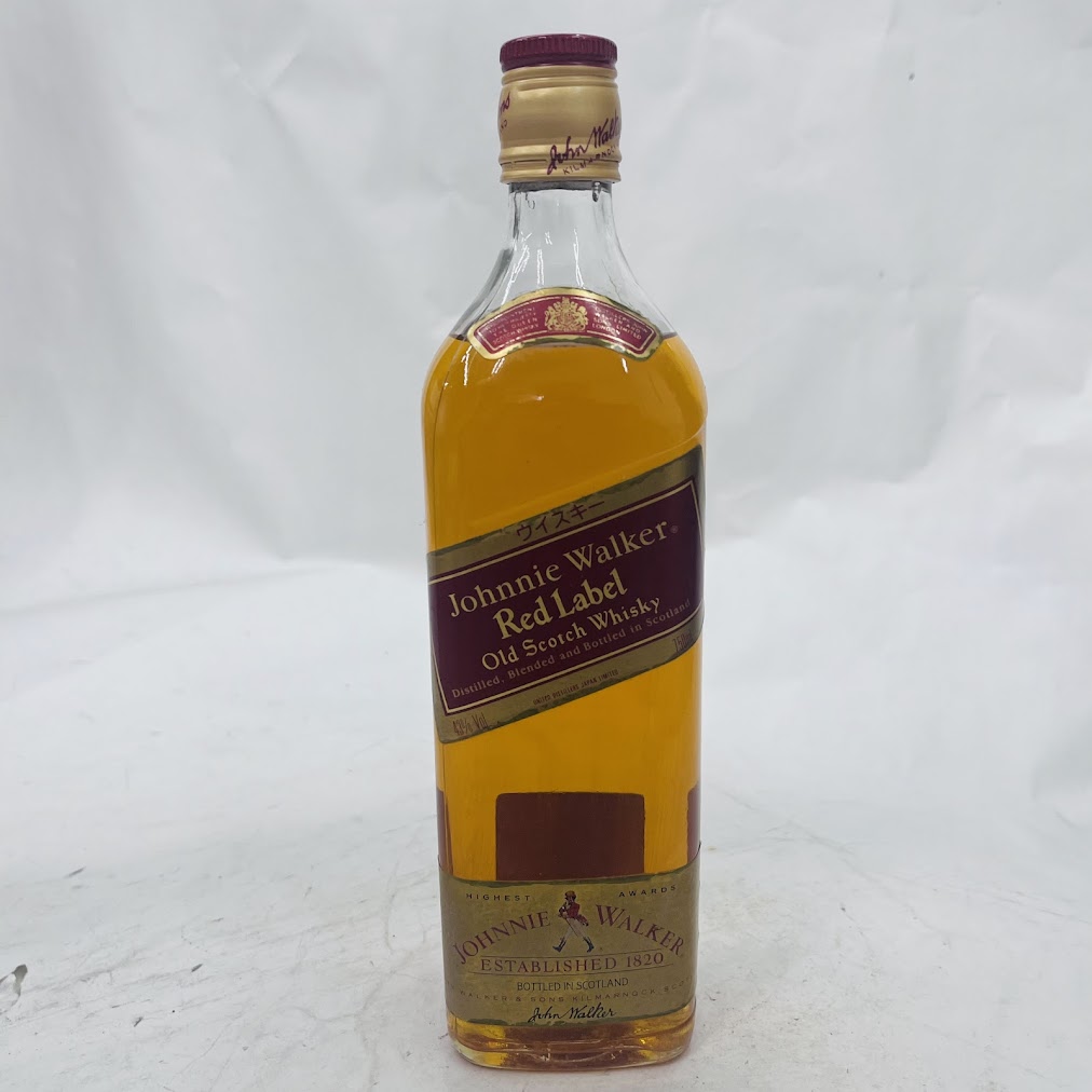 【未成年の飲酒は法律で禁じられています】ジョニーウォーカー 赤ラベル 43度 750ml　スコッチウイスキー