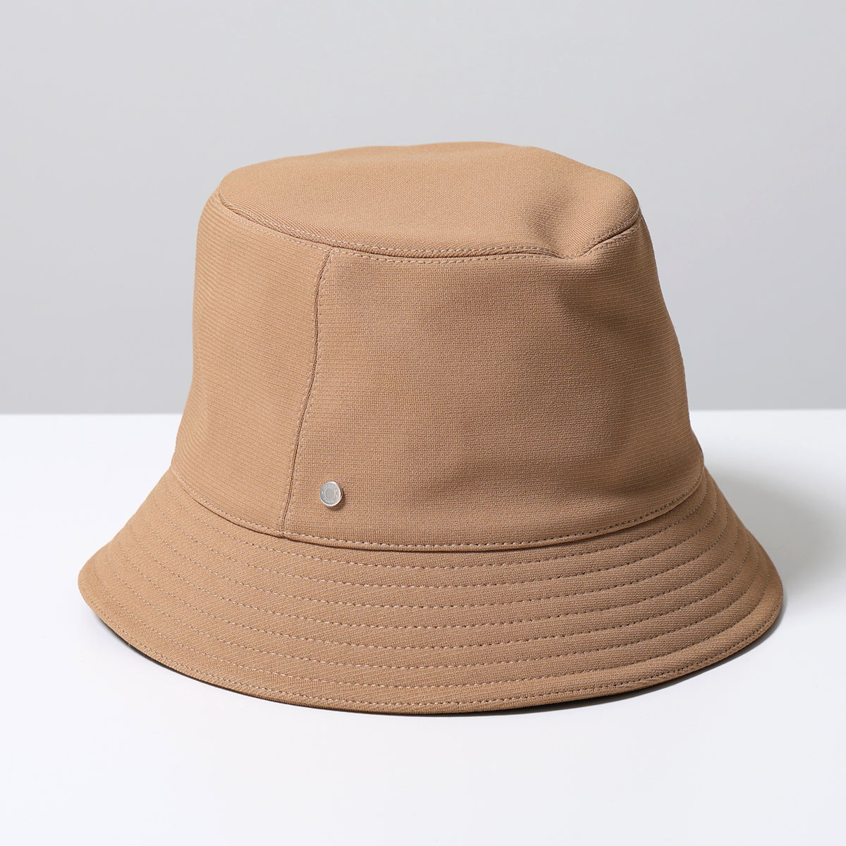 HERMES エルメス バケットハット カルヴィ Calvi ミラノジャージー H251068N レディース メンズ レーヨン クルードセル ロゴ 帽子 4B58/Biscuit-ビスキュイ