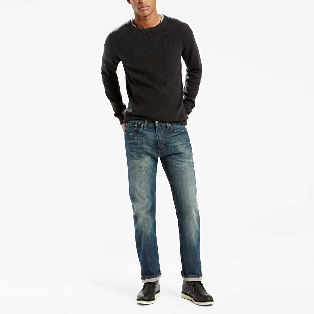 505 レギュラーフィット ストレッチ ミディアムウォッシュ 005051064