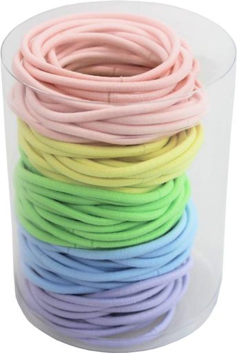 イノウエ(Inoue) ソフトカラー ゴムリング M パステルカラー アソート 各色20本・合計100本入り 6-00000114