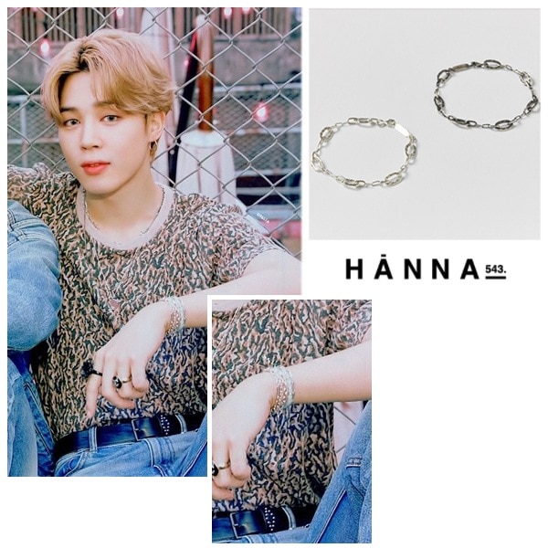 bts jimin着用 (b542s) Silver ブレスレット
