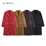RoseMarie seoir ローズマリーソワール　トレンチ コート Qoo10] ローズマリーソワール 秋の新作 日本のコート 詰襟のトレンチコ
