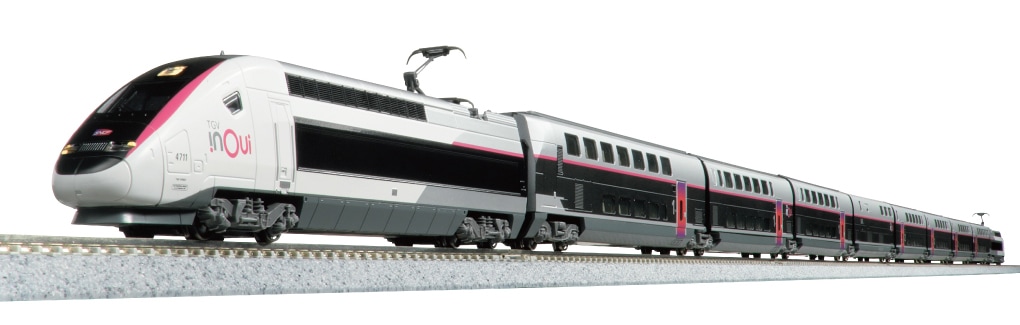 カトー (N) 10-2131 TGV Euroduplex "inOui" (ユーロデュープレックス「イヌイ」) 5両基本セット カトー 10-2131 TGV ユーロデュープレックスイヌイ キホ