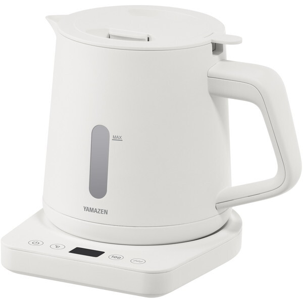 YKU-SC1210J(W) ホワイト 温調電気ケトル (1.0L)