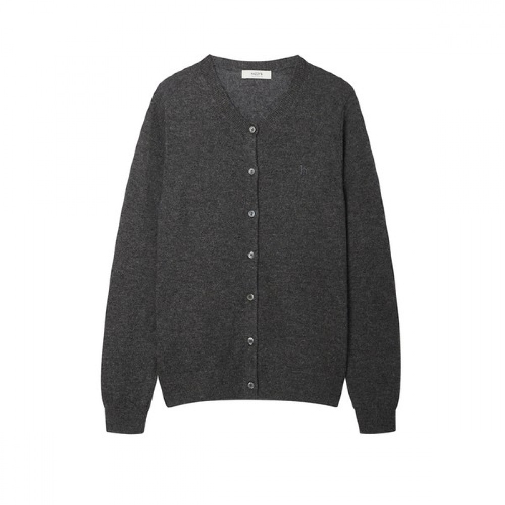(ヘッジスレディース) 24FW カーディガンチャコールグレー HSSW4DC03CG