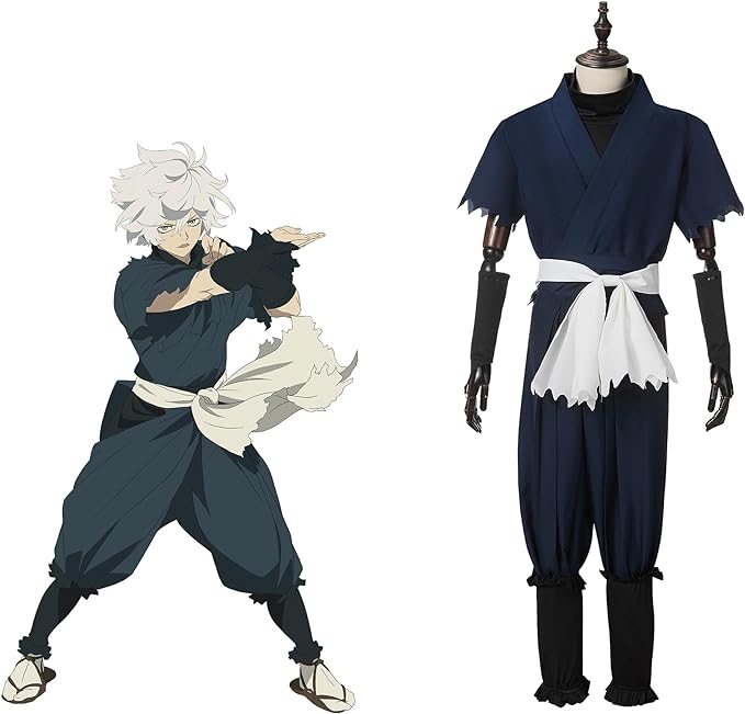 地獄楽 コスプレ 画眉丸 じごくらく コスプレ衣装 画眉丸 死罪人 6点セット 忍者 コスプレ 演出服