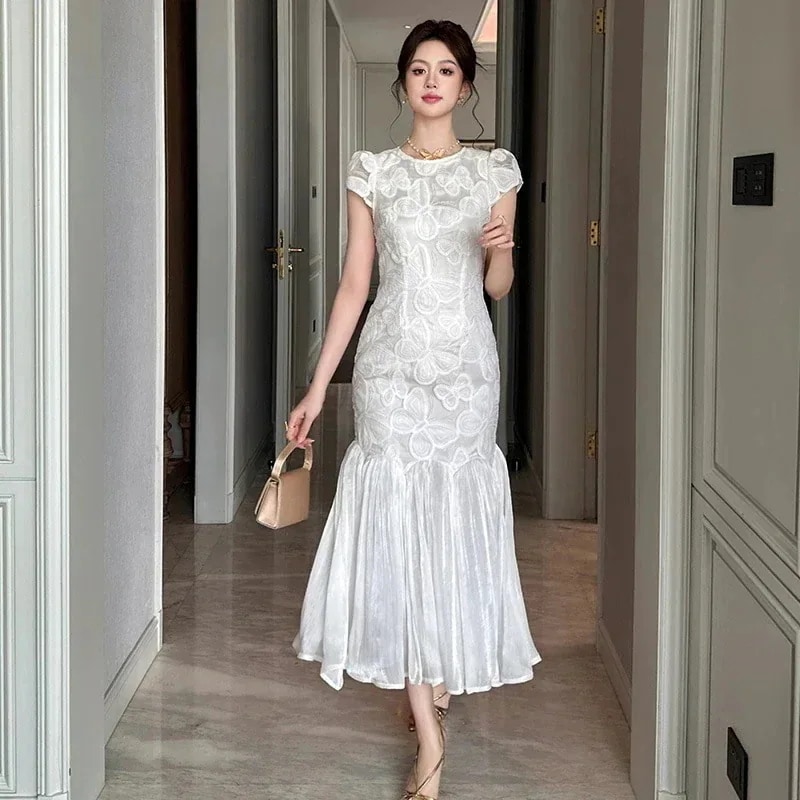 大人 スリミング着痩せロングワンピース 結婚式 パーティードレス デザイン感 卒業式 フォーマル大人 ウェディングお呼ばれドレス 結婚式 同窓会 気質 披露宴
