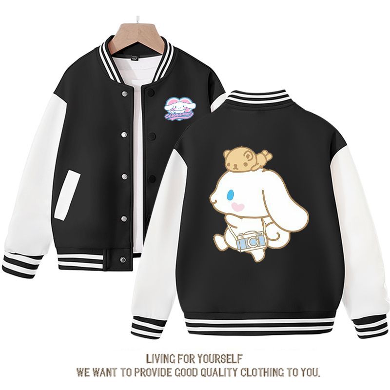 【限定特典】玉桂犬女子上着春秋2025新型韓国版子供ゆったりしている運動中で大きい子供洋気野球ボール服潮